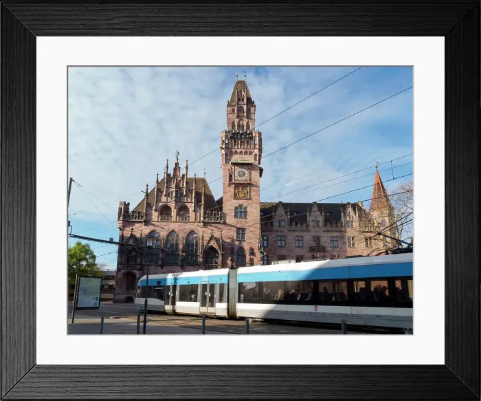 Framed Print : Rathaus St. Johann, Saarbrucken, Saarland, Germany, Europe Framed Print : Rathaus St. Johann, Saarbrucken, Saarland, Germany, Europe