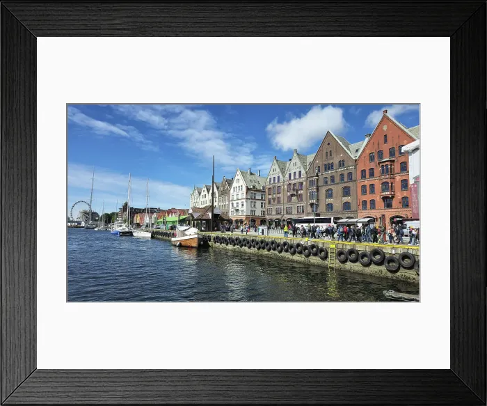 Framed Print : The Bryggen, Bergen, Norway, Scandinavia, Europe Framed Print : The Bryggen, Bergen, Norway, Scandinavia, Europe