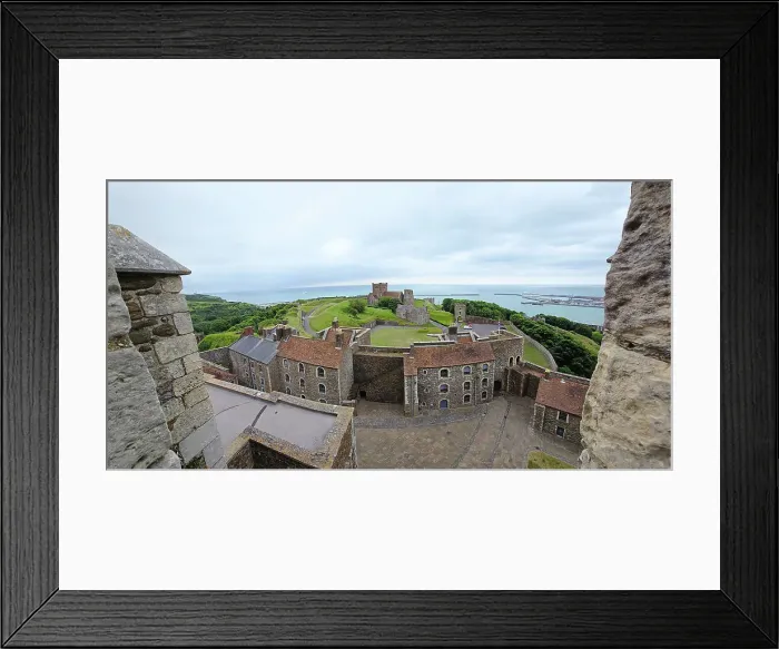 Framed Print : View of Dover Castle, Dover, Kent, England, United Kingdom, Europe Framed Print : View of Dover Castle, Dover, Kent, England, United Kingdom, Europe