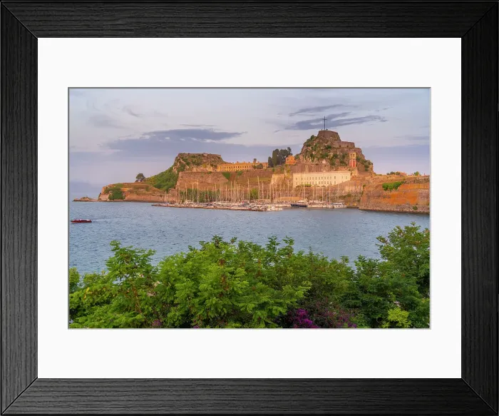 Framed Print : View of Old Fortress of Corfu during golden hour, UNESCO World Heritage Site, Corfu Town, Corfu, Ionian Sea, Greek Islands, Greece, Europe Framed Print : View of Old Fortress of Corfu during golden hour, UNESCO World Heritage Site, Corfu Town, Corfu, Ionian Sea, Greek Islands, Greece, Europe