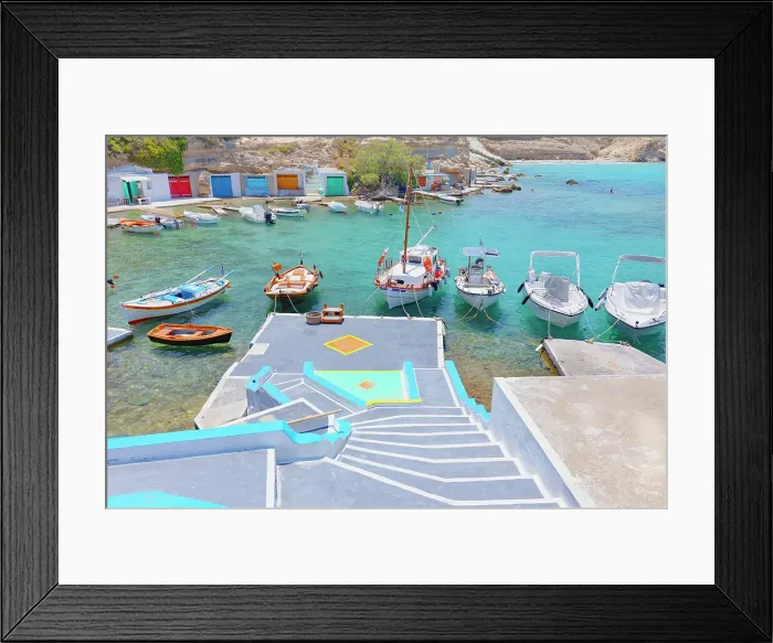 Framed Print : The small fishing village of Mandrakia, Mandrakia, Milos Island, Cyclades Islands, Greek Islands, Greece, Europe Framed Print : The small fishing village of Mandrakia, Mandrakia, Milos Island, Cyclades Islands, Greek Islands, Greece, Europe