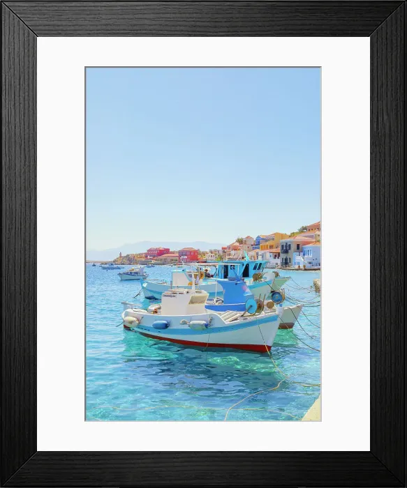 Framed Print : Fishing boats, Emporio harbour, Halki Island, Dodecanese Islands, Greek Islands, Greece, Europe Framed Print : Fishing boats, Emporio harbour, Halki Island, Dodecanese Islands, Greek Islands, Greece, Europe