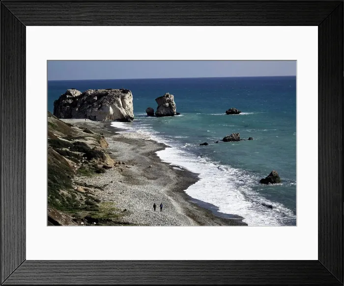 Framed Print : Beach in south west Cyprus, Greek Cyprus, Cyprus, Mediterranean, Europe Framed Print : Beach in south west Cyprus, Greek Cyprus, Cyprus, Mediterranean, Europe