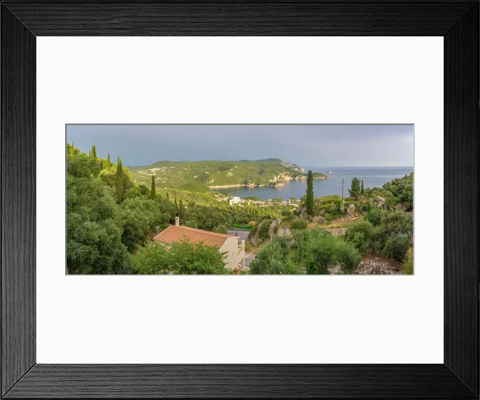 Framed Print : View of coastline from Tomateli, Corfu, Ionian Sea, Greece, Europe, Corfu, Ionian Sea, Greek Islands, Greece, Europe Framed Print : View of coastline from Tomateli, Corfu, Ionian Sea, Greece, Europe, Corfu, Ionian Sea, Greek Islands, Greece, Europe