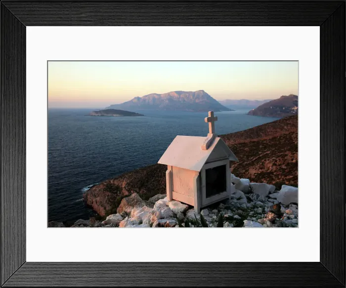 Framed Print : Looking towards Telendos from Kalymnos, Dodecanese, Greek Islands, Greece, Europe Framed Print : Looking towards Telendos from Kalymnos, Dodecanese, Greek Islands, Greece, Europe