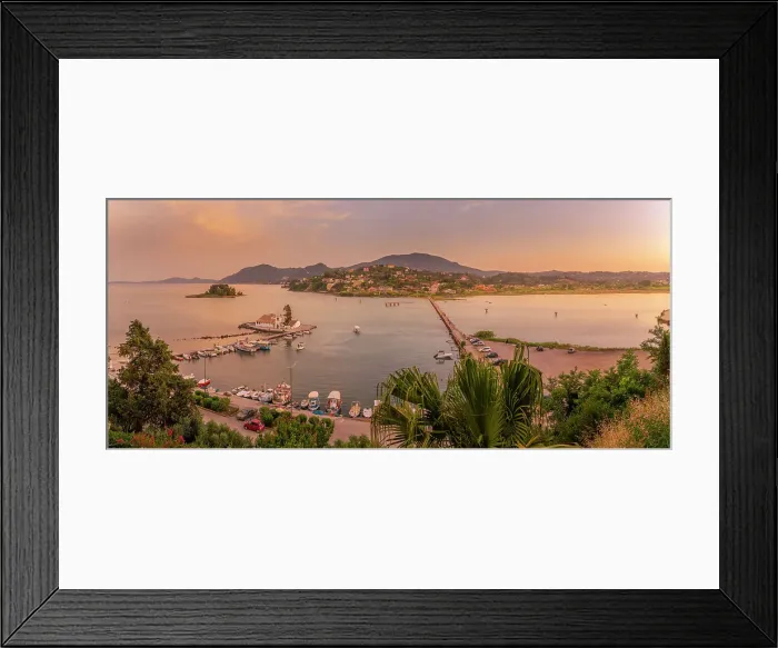 Framed Print : View of Holy Monastery of Panagia Vlacherna, Corfu, Ionian Sea, Greek Islands, Greece, Europe Framed Print : View of Holy Monastery of Panagia Vlacherna, Corfu, Ionian Sea, Greek Islands, Greece, Europe