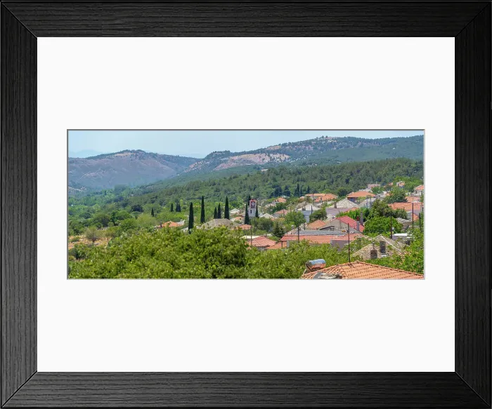 Framed Print : View of Theologos village from elevated position, Theologos, Thassos, Aegean Sea, Greek Islands, Greece, Europe Framed Print : View of Theologos village from elevated position, Theologos, Thassos, Aegean Sea, Greek Islands, Greece, Europe