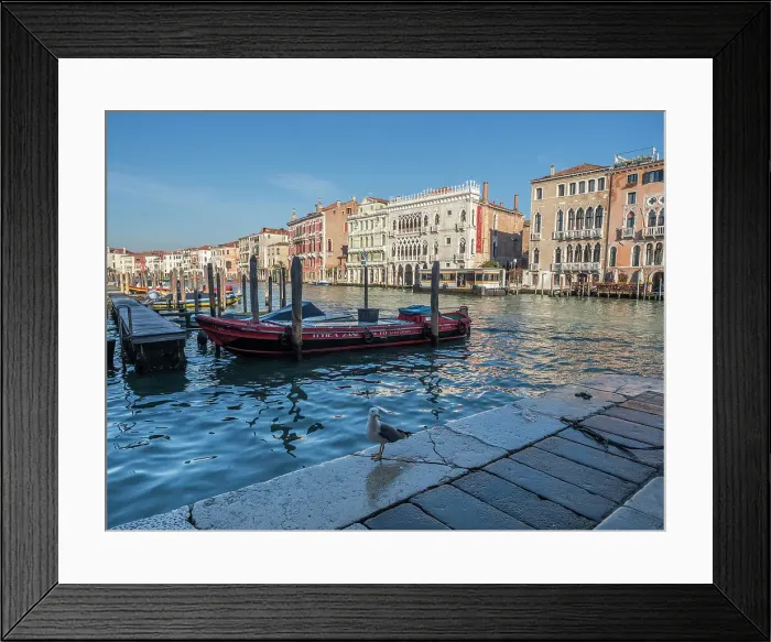 Framed Print : View of the Grand Canal from the Rialto Fish Market, Venice, UNESCO World Heritage Site, Veneto, Italy, Europe Framed Print : View of the Grand Canal from the Rialto Fish Market, Venice, UNESCO World Heritage Site, Veneto, Italy, Europe