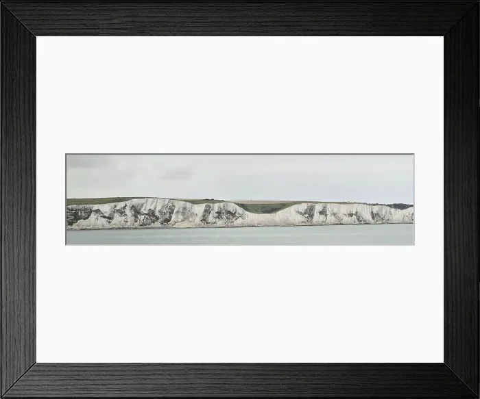 Framed Print : Panorama of the White Cliffs, Dover, Kent, England, United Kingdom, Europe Framed Print : Panorama of the White Cliffs, Dover, Kent, England, United Kingdom, Europe