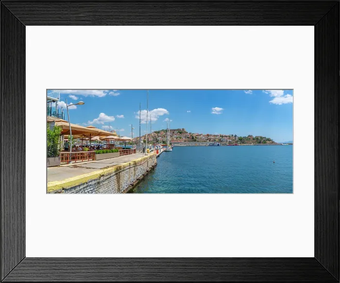 Framed Print : View of Kavala Fortress and boats in the port, Kavala, Dimos Kavalas, Eastern Macedonia and Thrace, Gulf of Thasos, Gulf of Kavala, Greece, Europe Framed Print : View of Kavala Fortress and boats in the port, Kavala, Dimos Kavalas, Eastern Macedonia and Thrace, Gulf of Thasos, Gulf of Kavala, Greece, Europe