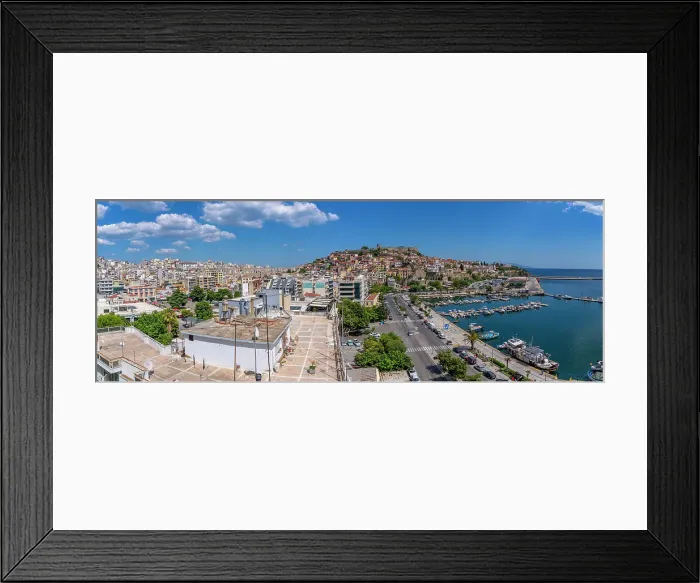 Framed Print : View of Kavala Fortress and port from elevated position, Dimos Kavalas, Eastern Macedonia and Thrace, Gulf of Thasos, Gulf of Kavala, Thracian Sea, Greece, Europe Framed Print : View of Kavala Fortress and port from elevated position, Dimos Kavalas, Eastern Macedonia and Thrace, Gulf of Thasos, Gulf of Kavala, Thracian Sea, Greece, Europe