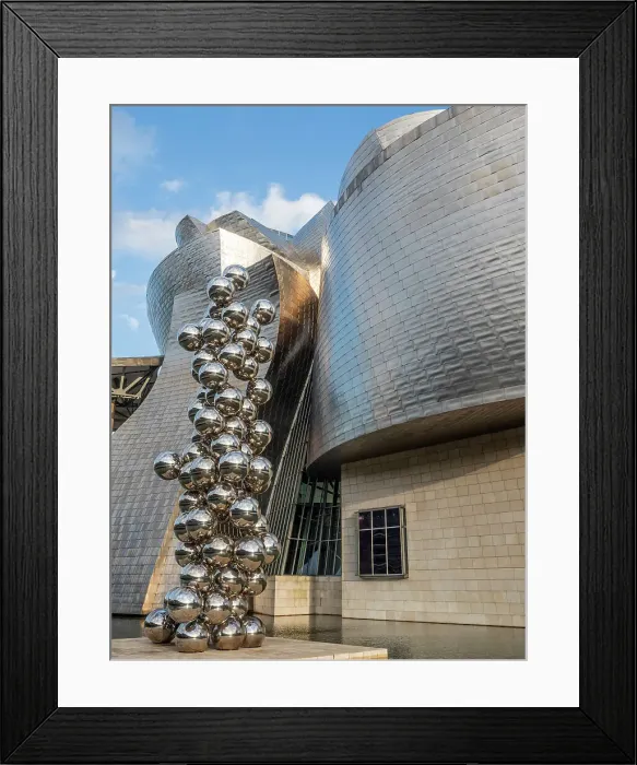 Framed Print : Tall Tree and the Eye, a sculpture by Anish Kapoor, outside the Guggenheim Museum, Bilbao, Basque Country, Spain, Europe Framed Print : Tall Tree and the Eye, a sculpture by Anish Kapoor, outside the Guggenheim Museum, Bilbao, Basque Country, Spain, Europe