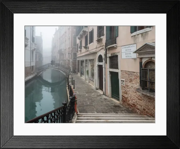 Framed Print : A misty winter morning by the canal, Fondamenta Tetta, Castello, Venice, UNESCO World Heritage Site, Veneto, Italy, Europe Framed Print : A misty winter morning by the canal, Fondamenta Tetta, Castello, Venice, UNESCO World Heritage Site, Veneto, Italy, Europe