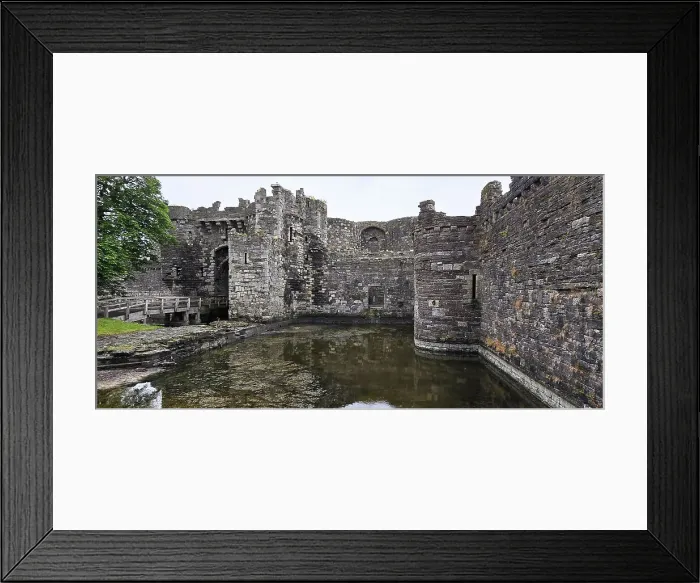 Framed Print : Panorama of Beaumaris Castle, UNESCO World Heritage Site, Anglesey, Wales, United Kingdom, Europe Framed Print : Panorama of Beaumaris Castle, UNESCO World Heritage Site, Anglesey, Wales, United Kingdom, Europe
