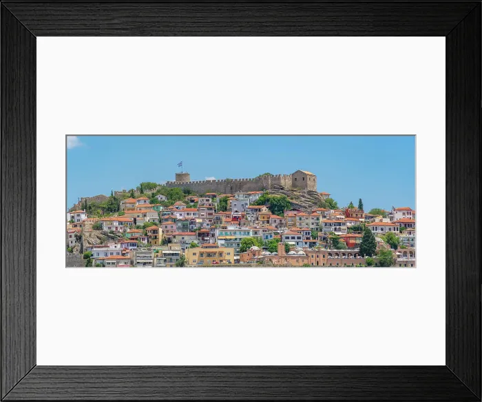 Framed Print : View of Kavala Fortress from the port, Kavala, Dimos Kavalas, Eastern Macedonia and Thrace, Gulf of Thasos, Gulf of Kavala, Greece, Europe Framed Print : View of Kavala Fortress from the port, Kavala, Dimos Kavalas, Eastern Macedonia and Thrace, Gulf of Thasos, Gulf of Kavala, Greece, Europe