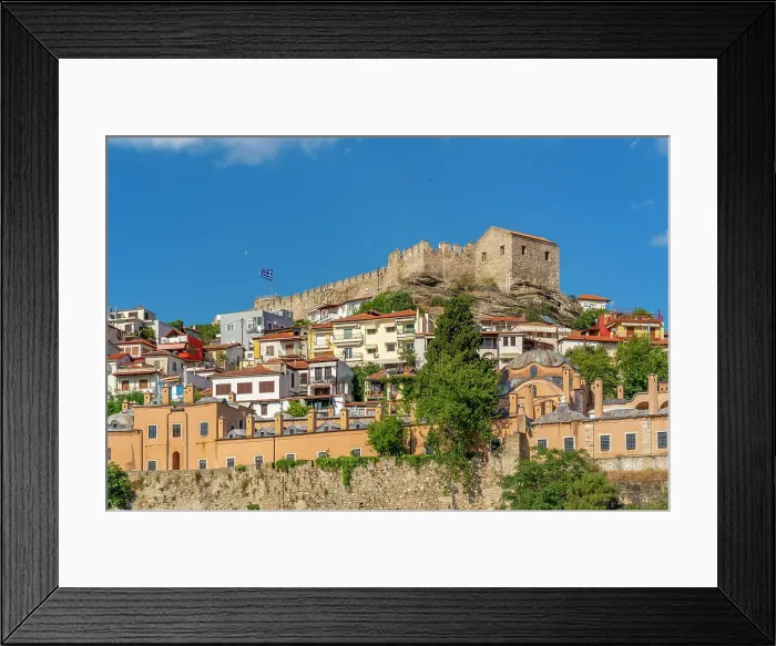 Framed Print : View of Kavala Fortress from the port, Kavala, Dimos Kavalas, Eastern Macedonia and Thrace, Gulf of Thasos, Gulf of Kavala, Greece, Europe Framed Print : View of Kavala Fortress from the port, Kavala, Dimos Kavalas, Eastern Macedonia and Thrace, Gulf of Thasos, Gulf of Kavala, Greece, Europe