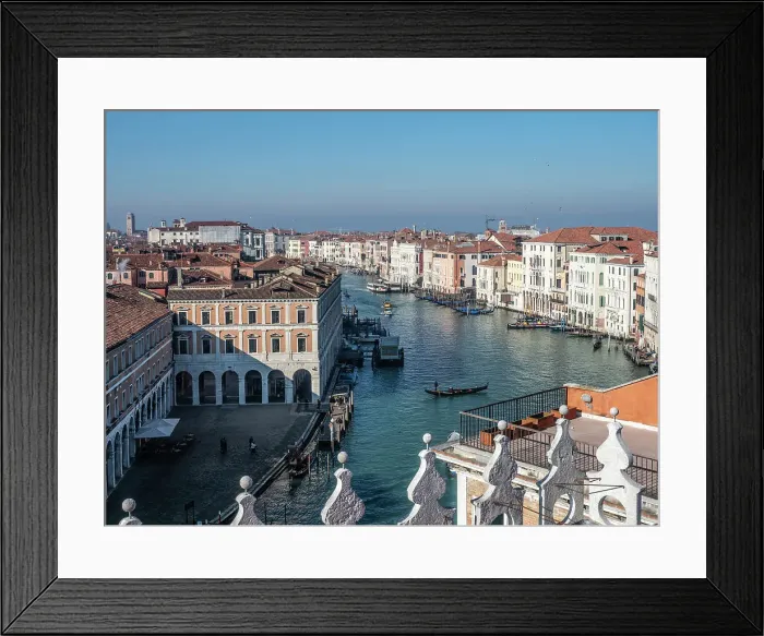 Framed Print : View of the Grand Canal from the rooftop terrace of the Fondaco dei Tedeschi, Rialto, Venice, UNESCO World Heritage Site, Veneto, Italy, Europe Framed Print : View of the Grand Canal from the rooftop terrace of the Fondaco dei Tedeschi, Rialto, Venice, UNESCO World Heritage Site, Veneto, Italy, Europe