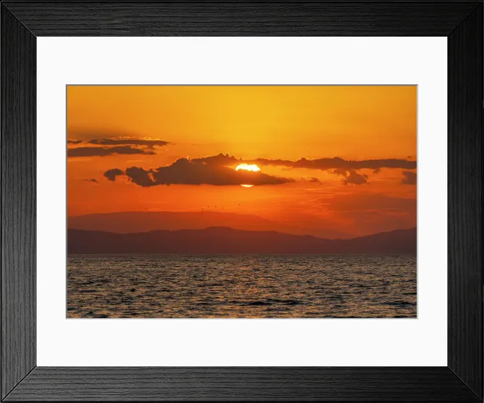 Framed Print : View of sunset and Aegean Sea from Thassos Town, Thassos, Aegean Sea, Greek Islands, Greece, Europe Framed Print : View of sunset and Aegean Sea from Thassos Town, Thassos, Aegean Sea, Greek Islands, Greece, Europe