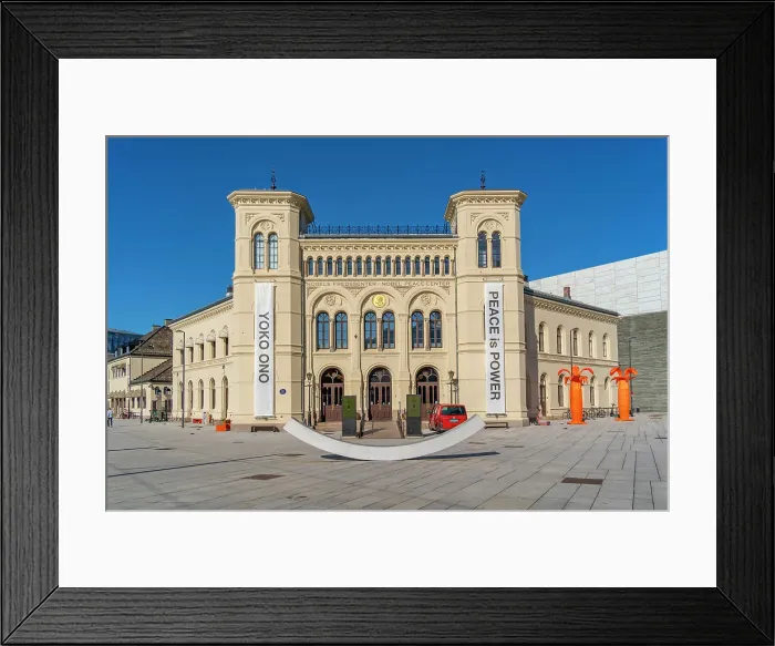 Framed Print : View of Nobel Peace Center and museum, Oslo, Norway, Scandinavia, Europe