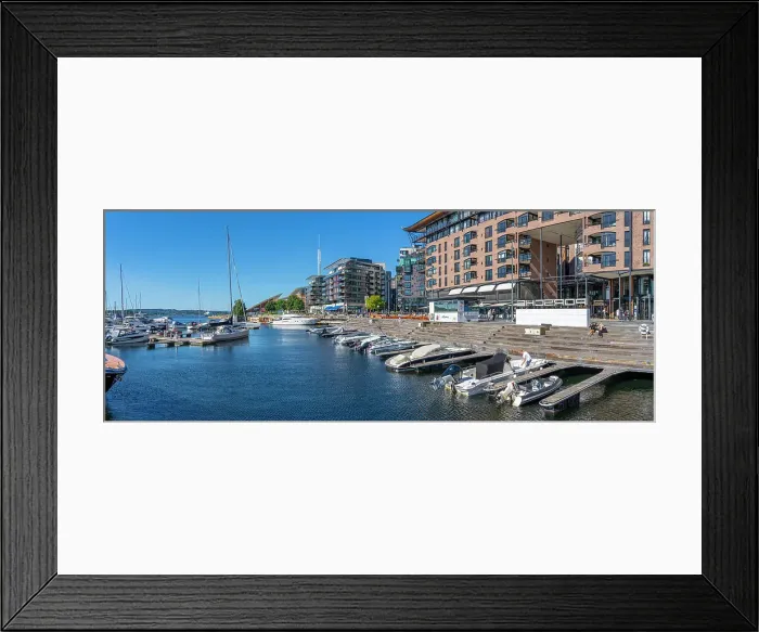 Framed Print : View of boats and architecture at the waterfront, Aker Brygge, Oslo, Norway, Scandinavia, Europe Framed Print : View of boats and architecture at the waterfront, Aker Brygge, Oslo, Norway, Scandinavia, Europe