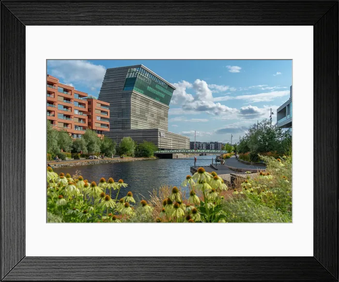 Framed Print : View of the Munch Museum on a sunny day, Oslo, Norway, Scandinavia, Europe Framed Print : View of the Munch Museum on a sunny day, Oslo, Norway, Scandinavia, Europe