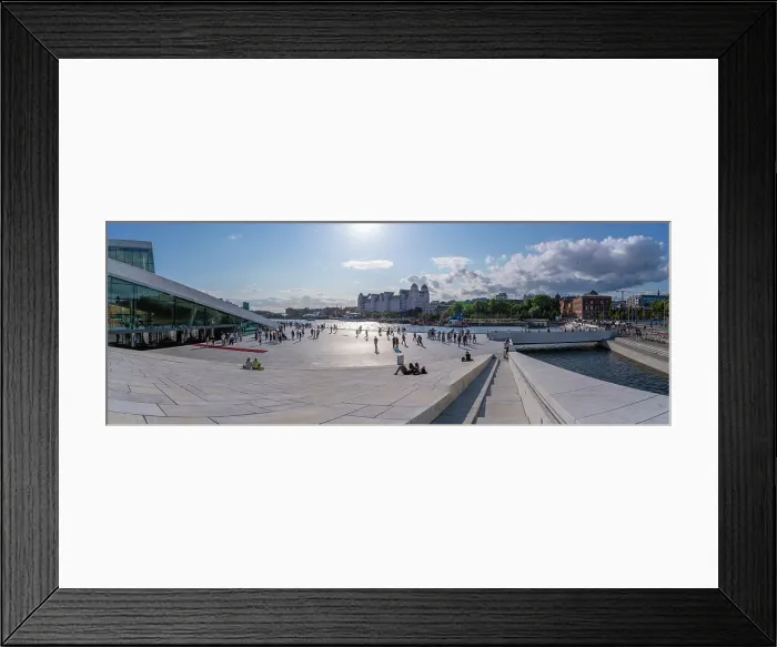 Framed Print : View of Oslo Opera House on a sunny day, Oslo, Norway, Scandinavia, Europe Framed Print : View of Oslo Opera House on a sunny day, Oslo, Norway, Scandinavia, Europe