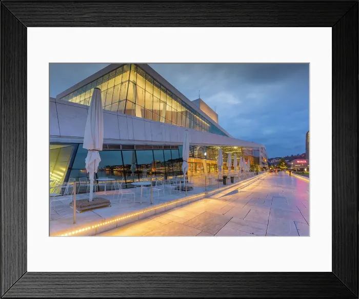 Framed Print : View of Oslo Opera House at dusk, Oslo, Norway, Scandinavia, Europe Framed Print : View of Oslo Opera House at dusk, Oslo, Norway, Scandinavia, Europe