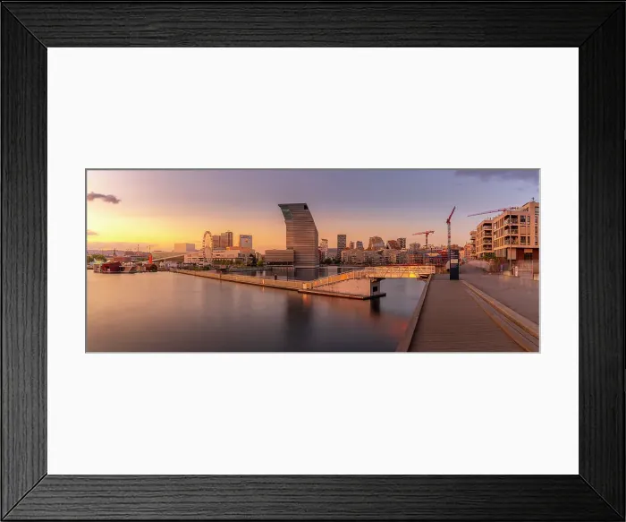 Framed Print : View of the Munch Museum and city skyline at sunset, Oslo, Norway, Scandinavia, Europe Framed Print : View of the Munch Museum and city skyline at sunset, Oslo, Norway, Scandinavia, Europe