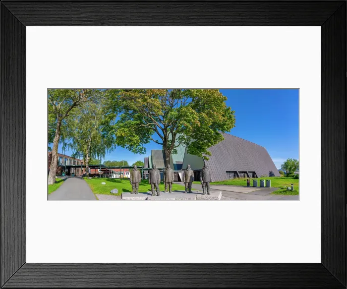 Framed Print : View of Roald Amundsen monument sculpture at The Fram Museum, Bygdoynesveien, Oslo, Norway, Scandinavia, Europe Framed Print : View of Roald Amundsen monument sculpture at The Fram Museum, Bygdoynesveien, Oslo, Norway, Scandinavia, Europe