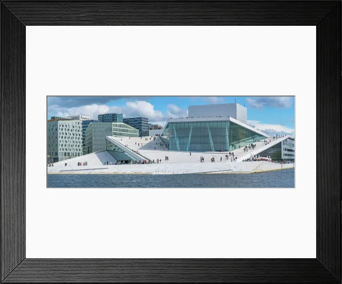 Framed Print : View of Oslo Opera House on sunny day, Oslo, Norway, Scandinavia, Europe Framed Print : View of Oslo Opera House on sunny day, Oslo, Norway, Scandinavia, Europe