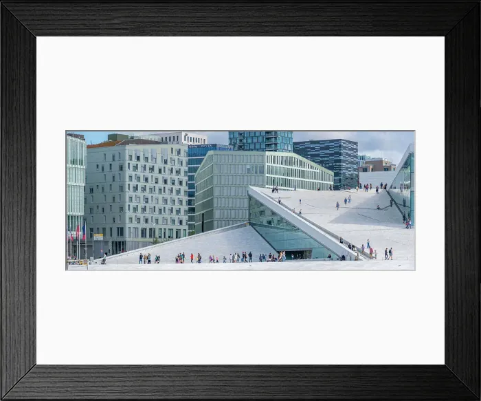 Framed Print : View of Oslo Opera House on sunny day, Oslo, Norway, Scandinavia, Europe Framed Print : View of Oslo Opera House on sunny day, Oslo, Norway, Scandinavia, Europe