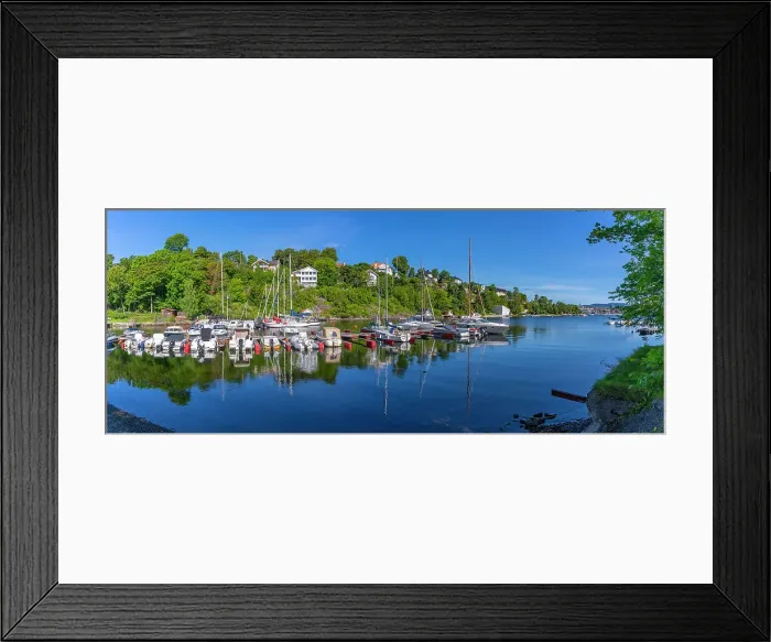 Framed Print : View of boats moored up at Langviksbukta, Bygdoynesveien, Oslo, Norway, Scandinavia, Europe Framed Print : View of boats moored up at Langviksbukta, Bygdoynesveien, Oslo, Norway, Scandinavia, Europe