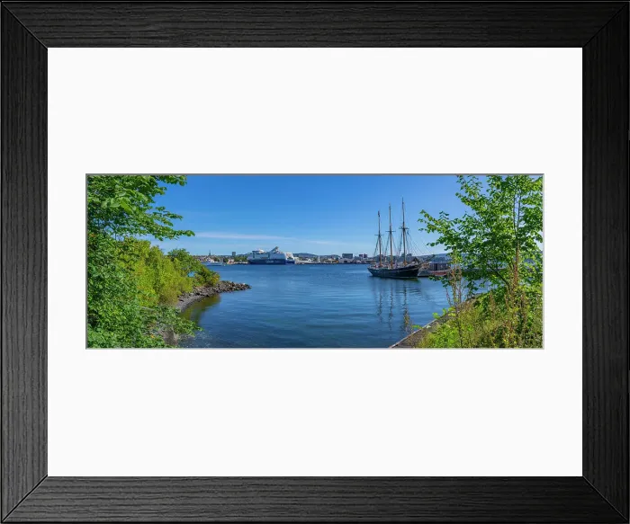 Framed Print : View of Oslo city skyline from The Fram Museum, Bygdoynesveien, Oslo, Norway, Scandinavia, Europe Framed Print : View of Oslo city skyline from The Fram Museum, Bygdoynesveien, Oslo, Norway, Scandinavia, Europe