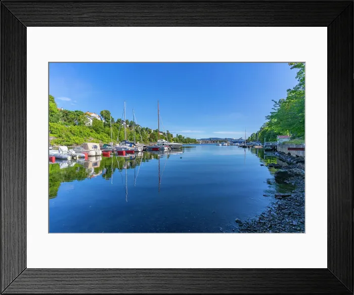 Framed Print : View of boats moored up at Langviksbukta, Bygdoynesveien, Oslo, Norway, Scandinavia, Europe Framed Print : View of boats moored up at Langviksbukta, Bygdoynesveien, Oslo, Norway, Scandinavia, Europe