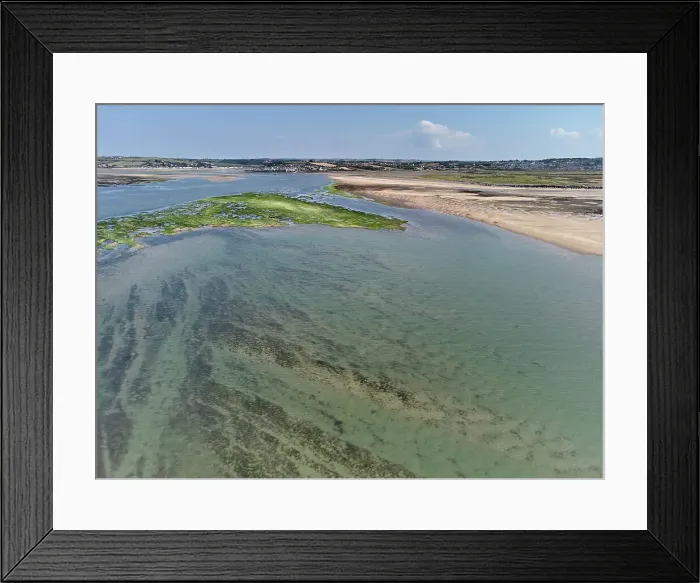 Framed Print : An aerial view of the estuary of the Taw and Torridge Rivers, near Bideford and Barnstaple, Devon, England, United Kingdom, Europe Framed Print : An aerial view of the estuary of the Taw and Torridge Rivers, near Bideford and Barnstaple, Devon, England, United Kingdom, Europe