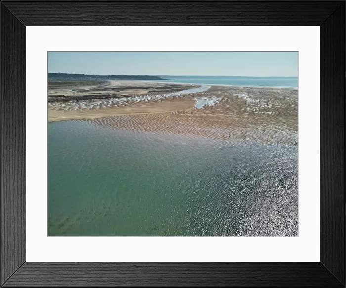 Framed Print : An aerial view of the estuary of the Taw and Torridge Rivers, near Bideford and Barnstaple, Devon, England, United Kingdom, Europe Framed Print : An aerial view of the estuary of the Taw and Torridge Rivers, near Bideford and Barnstaple, Devon, England, United Kingdom, Europe