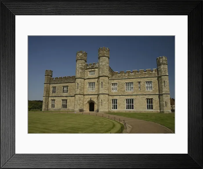 Framed Print : Leeds Castle near Maidstone, Kent, England, United Kingdom, Europe