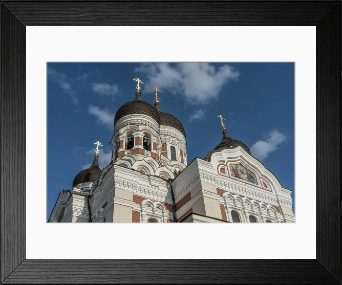 Framed Print : Views of Alexander Nevsky Cathedral, UNESCO World Heritage Site, Tallinn, Estonia, Europe