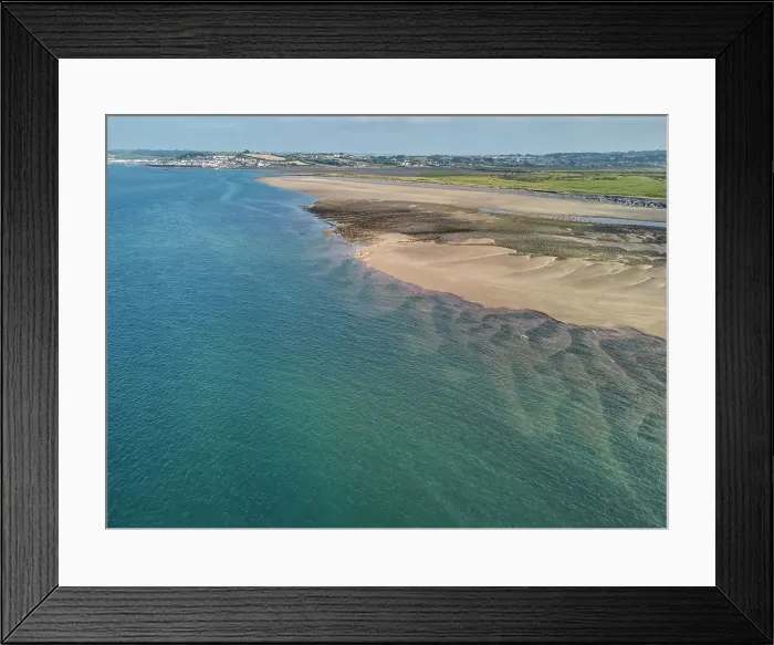 Framed Print : An aerial view of the estuary of the Taw and Torridge Rivers, near Bideford and Barnstaple, Devon, England, United Kingdom, Europe Framed Print : An aerial view of the estuary of the Taw and Torridge Rivers, near Bideford and Barnstaple, Devon, England, United Kingdom, Europe