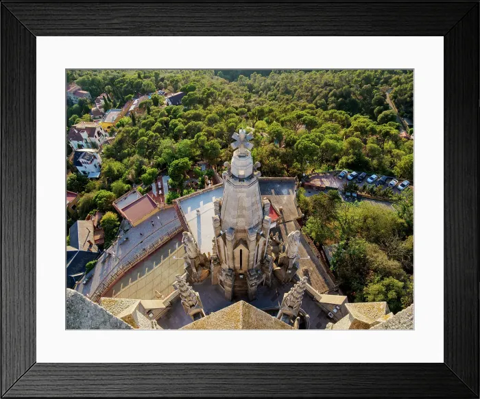 Framed Print : Temple Expiatori del Sagrat Cor, elevated view, Mount Tibidabo, Barcelona, Catalonia, Spain, Europe Framed Print : Temple Expiatori del Sagrat Cor, elevated view, Mount Tibidabo, Barcelona, Catalonia, Spain, Europe