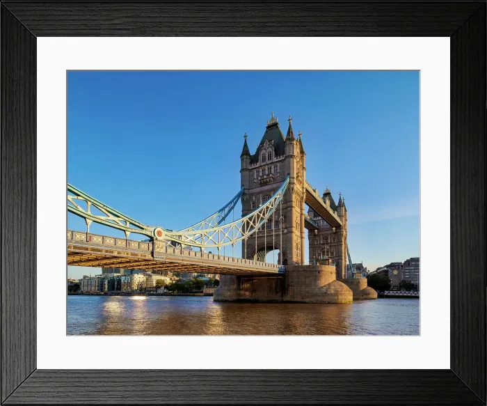 Framed Print : Tower Bridge at sunrise, London, England, United Kingdom, Europe Framed Print : Tower Bridge at sunrise, London, England, United Kingdom, Europe