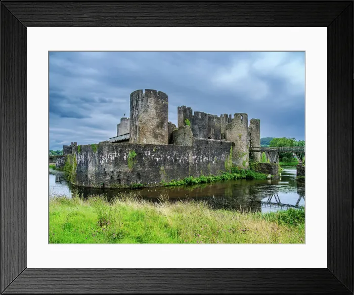 Framed Print : Caerphilly Castle, Caerphilly, Gwent, Wales, United Kingdom, Europe Framed Print : Caerphilly Castle, Caerphilly, Gwent, Wales, United Kingdom, Europe