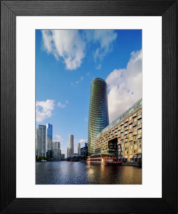Framed Print : Millwall Inner Dock and Arena Tower, Isle of Dogs, London, England, United Kingdom, Europe Framed Print : Millwall Inner Dock and Arena Tower, Isle of Dogs, London, England, United Kingdom, Europe