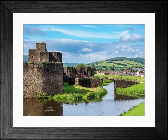 Framed Print : Caerphilly Castle and Moat, Caerphilly, Gwent, Wales, United Kingdom, Europe Framed Print : Caerphilly Castle and Moat, Caerphilly, Gwent, Wales, United Kingdom, Europe