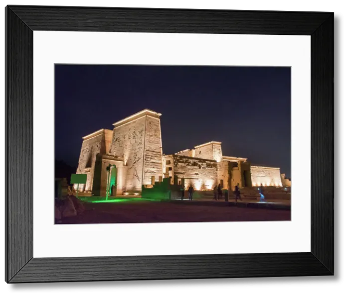 Framed Print : Sound and light show at the Temple of Philae, Temple of Isis, UNESCO World Heritage Site, Agilkia Island, Aswan, Egypt, North Africa, Africa Framed Print : Sound and light show at the Temple of Philae, Temple of Isis, UNESCO World Heritage Site, Agilkia Island, Aswan, Egypt, North Africa, Africa