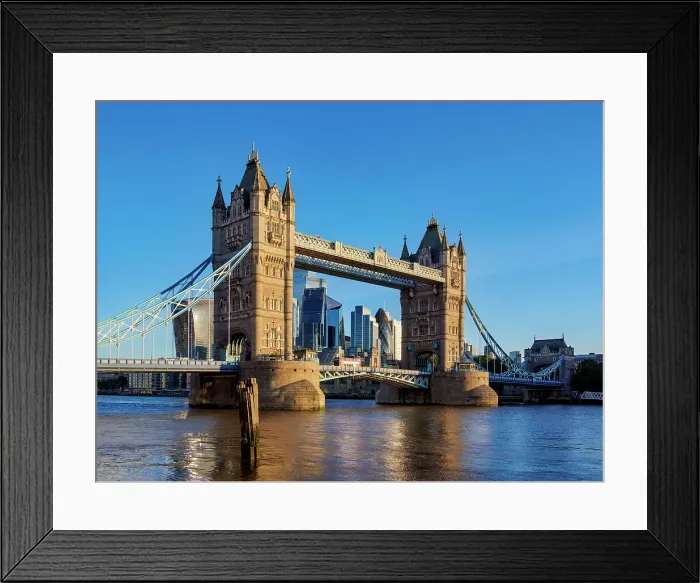 Framed Print : Tower Bridge at sunrise, London, England, United Kingdom, Europe Framed Print : Tower Bridge at sunrise, London, England, United Kingdom, Europe