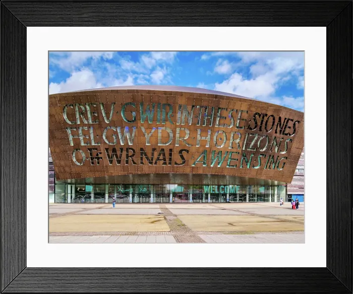 Framed Print : Wales Millennium Centre, Cardiff Bay, Cardiff, Wales, United Kingdom, Europe
