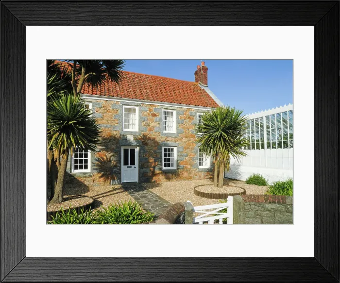 Framed Print : Granite cottage, Island of Guernsey, Bailiwick of Guernsey, British Crown dependency, English Channel, Europe Framed Print : Granite cottage, Island of Guernsey, Bailiwick of Guernsey, British Crown dependency, English Channel, Europe