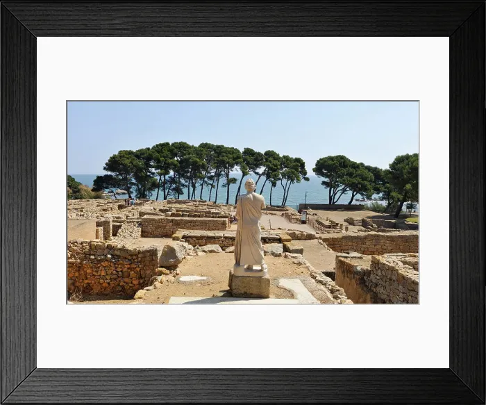 Framed Print : Greek part of the archaeological site of Empuries, Costa Brava, Catalonia, Spain, Europe Framed Print : Greek part of the archaeological site of Empuries, Costa Brava, Catalonia, Spain, Europe