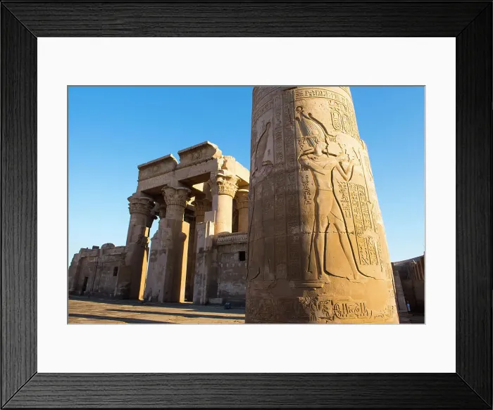 Framed Print : Temple of Kom Ombo dedicated to gods Sobek and Haroeris, Egypt, North Africa, Africa Framed Print : Temple of Kom Ombo dedicated to gods Sobek and Haroeris, Egypt, North Africa, Africa